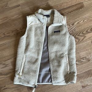 Patagonia Cream Fleece Vest